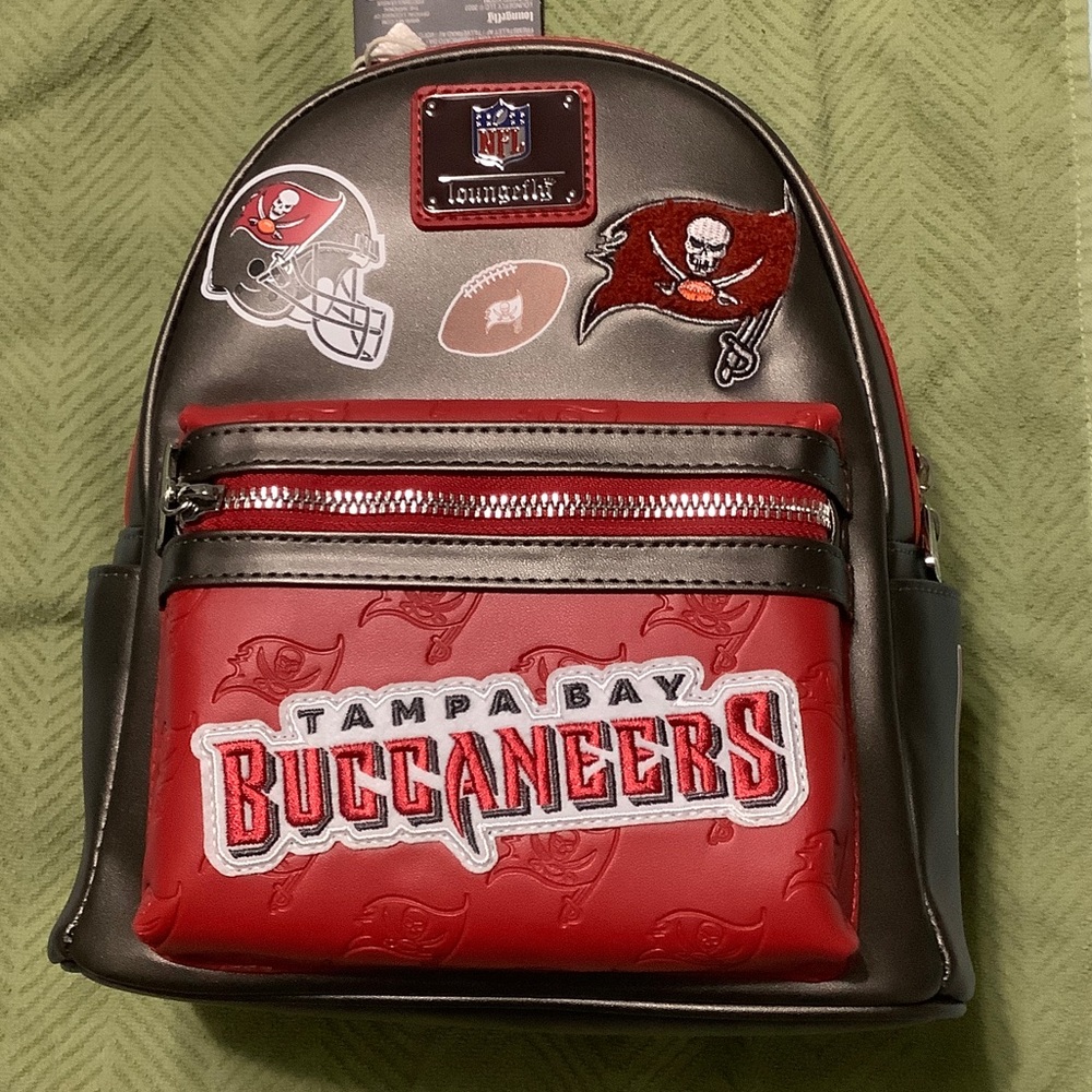 Loungefly Tampa Bay Buccaneers Red and Black Backpack